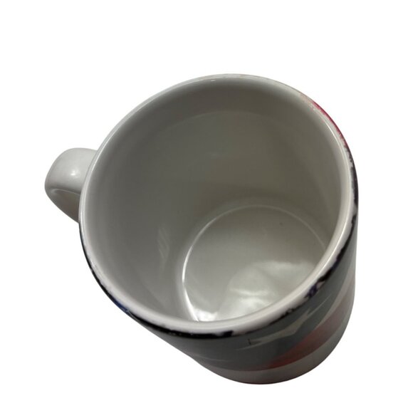 Patriotic Ceramic Mug With American Flag Design 12 Oz 14i - Picture 4 of 4